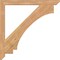 Ekena Millwork Imperial Slat Smooth Bracket, Western Red Cedar, 3 1/2"W x 44"D x 44"H BKT04X44X44IMP06SWR - alternate 2